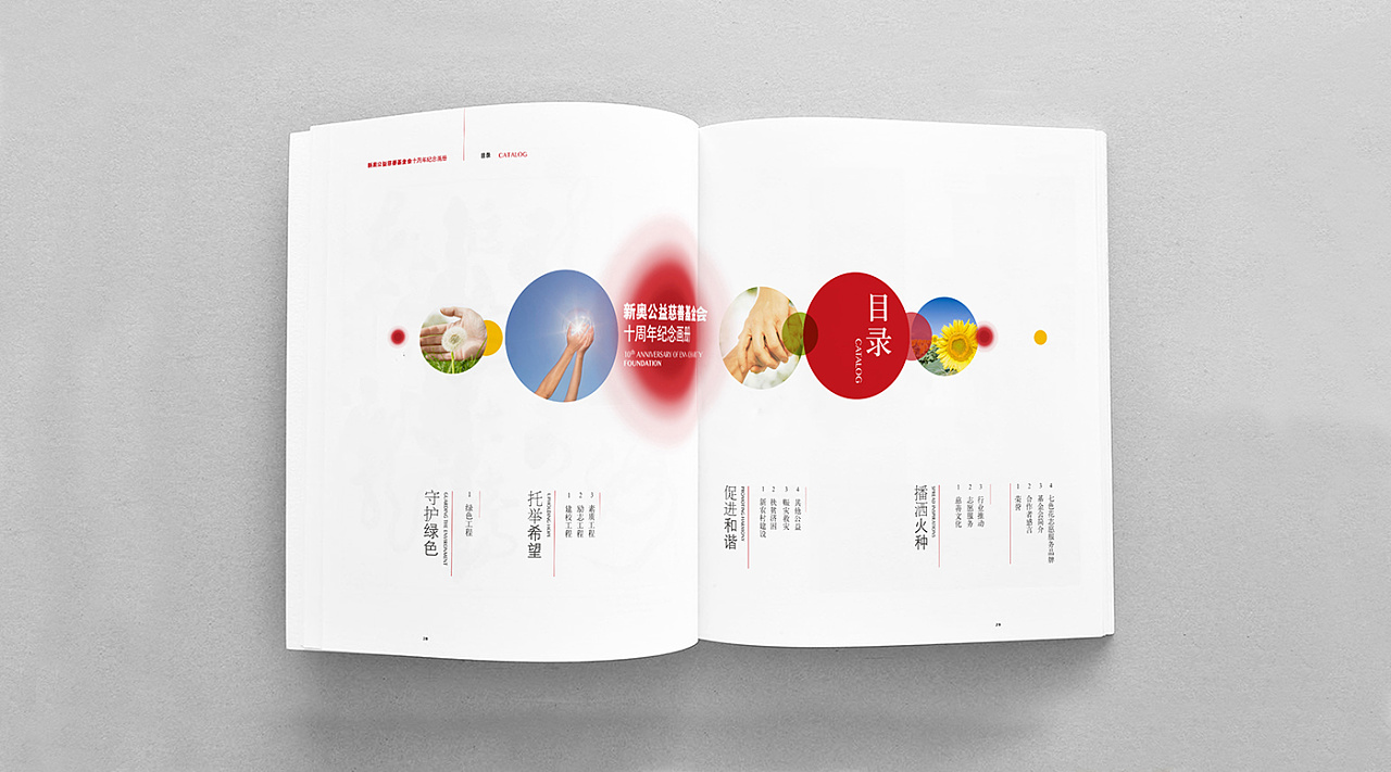 慈善精裝畫冊設(shè)計案例欣賞